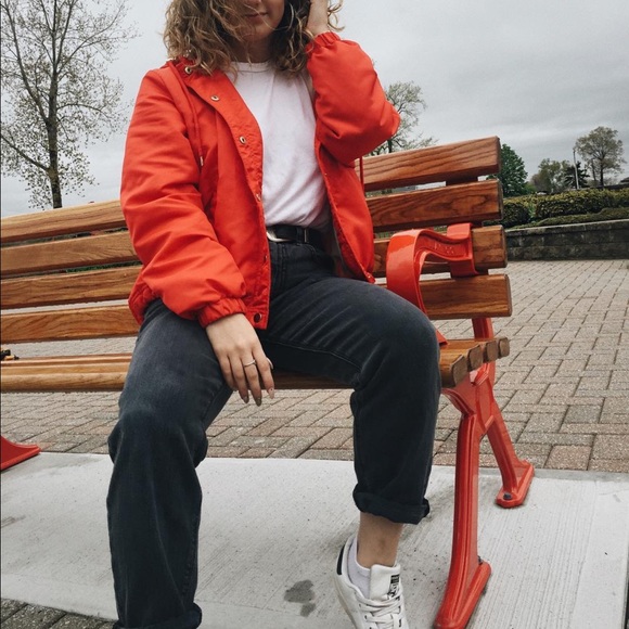 red rain jacket - Picture 2 of 2